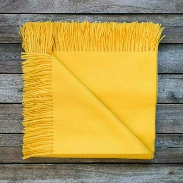 Baby Alpaca Plaid Yellow