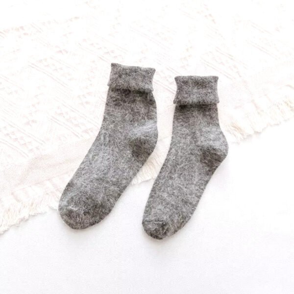 Angora Socks Grey