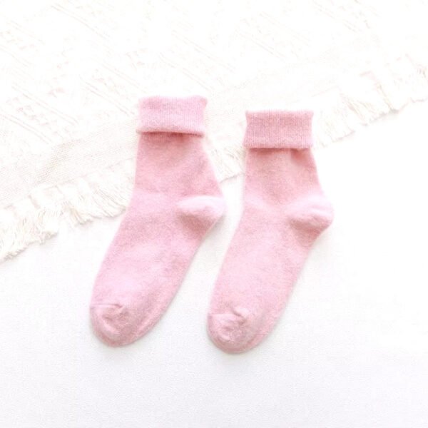 Angora Socks Pink