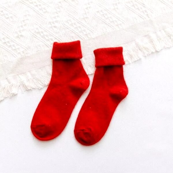 Angora Socks Red