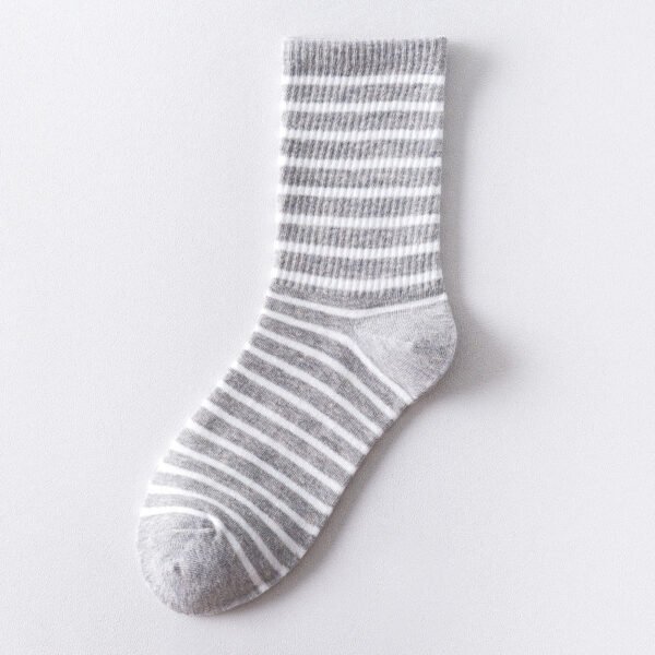 Super Warm Alpaca Socks Grey White