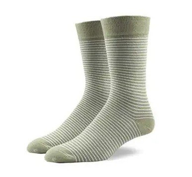 Merino Wool Socks Grey Green